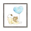Picture of Heart Balloon Lion _GroupedProduct_Square_Mini_ _GroupedProduct_Square_Framed_Matted_