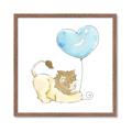 Picture of Heart Balloon Lion _GroupedProduct_Square_Mini_ _GroupedProduct_Square_Framed_Matted_