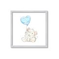 Picture of Heart Balloon Elephant _GroupedProduct_Square_Mini_ _GroupedProduct_Square_Framed_Matted_