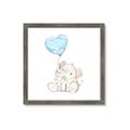 Picture of Heart Balloon Elephant _GroupedProduct_Square_Mini_ _GroupedProduct_Square_Framed_Matted_