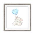 Picture of Heart Balloon Elephant _GroupedProduct_Square_Mini_ _GroupedProduct_Square_Framed_Matted_