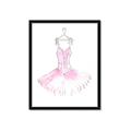Picture of Ballerina Dress I _GroupedProduct_Rectangle_Portrait_Mini_ _GroupedProduct_Rectangle_Portrait_Framed_Matted_