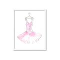 Picture of Ballerina Dress I _GroupedProduct_Rectangle_Portrait_Mini_ _GroupedProduct_Rectangle_Portrait_Framed_Matted_