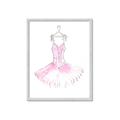 Picture of Ballerina Dress I _GroupedProduct_Rectangle_Portrait_Mini_ _GroupedProduct_Rectangle_Portrait_Framed_Matted_