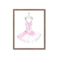 Picture of Ballerina Dress I _GroupedProduct_Rectangle_Portrait_Mini_ _GroupedProduct_Rectangle_Portrait_Framed_Matted_