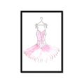 Picture of Ballerina Dress I _GroupedProduct_Rectangle_Portrait_Mini_ _GroupedProduct_Rectangle_Portrait_Framed_Matted_