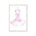 Picture of Ballerina Dress I _GroupedProduct_Rectangle_Portrait_Mini_ _GroupedProduct_Rectangle_Portrait_Framed_Matted_