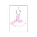 Picture of Ballerina Dress I _GroupedProduct_Rectangle_Portrait_Mini_ _GroupedProduct_Rectangle_Portrait_Framed_Matted_
