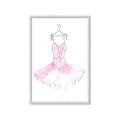 Picture of Ballerina Dress I _GroupedProduct_Rectangle_Portrait_Mini_ _GroupedProduct_Rectangle_Portrait_Framed_Matted_