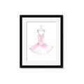 Picture of Ballerina Dress I _GroupedProduct_Rectangle_Portrait_Mini_ _GroupedProduct_Rectangle_Portrait_Framed_Matted_