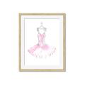 Picture of Ballerina Dress I _GroupedProduct_Rectangle_Portrait_Mini_ _GroupedProduct_Rectangle_Portrait_Framed_Matted_
