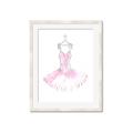 Picture of Ballerina Dress I _GroupedProduct_Rectangle_Portrait_Mini_ _GroupedProduct_Rectangle_Portrait_Framed_Matted_