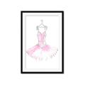 Picture of Ballerina Dress I _GroupedProduct_Rectangle_Portrait_Mini_ _GroupedProduct_Rectangle_Portrait_Framed_Matted_