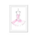 Picture of Ballerina Dress I _GroupedProduct_Rectangle_Portrait_Mini_ _GroupedProduct_Rectangle_Portrait_Framed_Matted_