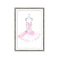 Picture of Ballerina Dress I _GroupedProduct_Rectangle_Portrait_Mini_ _GroupedProduct_Rectangle_Portrait_Framed_Matted_