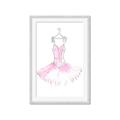 Picture of Ballerina Dress I _GroupedProduct_Rectangle_Portrait_Mini_ _GroupedProduct_Rectangle_Portrait_Framed_Matted_