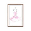 Picture of Ballerina Dress I _GroupedProduct_Rectangle_Portrait_Mini_ _GroupedProduct_Rectangle_Portrait_Framed_Matted_