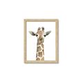 Picture of Giraffe Peekaboo _GroupedProduct_Rectangle_Portrait_Mini_ _GroupedProduct_Rectangle_Portrait_Framed_Matted_