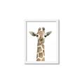 Picture of Giraffe Peekaboo _GroupedProduct_Rectangle_Portrait_Mini_ _GroupedProduct_Rectangle_Portrait_Framed_Matted_