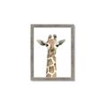 Picture of Giraffe Peekaboo _GroupedProduct_Rectangle_Portrait_Mini_ _GroupedProduct_Rectangle_Portrait_Framed_Matted_