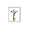 Picture of Giraffe Peekaboo _GroupedProduct_Rectangle_Portrait_Mini_ _GroupedProduct_Rectangle_Portrait_Framed_Matted_