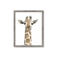 Picture of Giraffe Peekaboo _GroupedProduct_Rectangle_Portrait_Mini_ _GroupedProduct_Rectangle_Portrait_Framed_Matted_