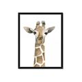 Picture of Giraffe Peekaboo _GroupedProduct_Rectangle_Portrait_Mini_ _GroupedProduct_Rectangle_Portrait_Framed_Matted_