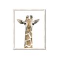 Picture of Giraffe Peekaboo _GroupedProduct_Rectangle_Portrait_Mini_ _GroupedProduct_Rectangle_Portrait_Framed_Matted_