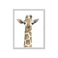 Picture of Giraffe Peekaboo _GroupedProduct_Rectangle_Portrait_Mini_ _GroupedProduct_Rectangle_Portrait_Framed_Matted_