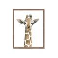 Picture of Giraffe Peekaboo _GroupedProduct_Rectangle_Portrait_Mini_ _GroupedProduct_Rectangle_Portrait_Framed_Matted_