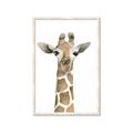Picture of Giraffe Peekaboo _GroupedProduct_Rectangle_Portrait_Mini_ _GroupedProduct_Rectangle_Portrait_Framed_Matted_