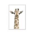 Picture of Giraffe Peekaboo _GroupedProduct_Rectangle_Portrait_Mini_ _GroupedProduct_Rectangle_Portrait_Framed_Matted_
