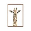 Picture of Giraffe Peekaboo _GroupedProduct_Rectangle_Portrait_Mini_ _GroupedProduct_Rectangle_Portrait_Framed_Matted_