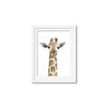Picture of Giraffe Peekaboo _GroupedProduct_Rectangle_Portrait_Mini_ _GroupedProduct_Rectangle_Portrait_Framed_Matted_