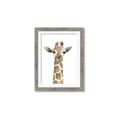Picture of Giraffe Peekaboo _GroupedProduct_Rectangle_Portrait_Mini_ _GroupedProduct_Rectangle_Portrait_Framed_Matted_