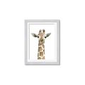 Picture of Giraffe Peekaboo _GroupedProduct_Rectangle_Portrait_Mini_ _GroupedProduct_Rectangle_Portrait_Framed_Matted_