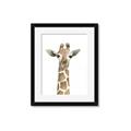 Picture of Giraffe Peekaboo _GroupedProduct_Rectangle_Portrait_Mini_ _GroupedProduct_Rectangle_Portrait_Framed_Matted_