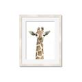 Picture of Giraffe Peekaboo _GroupedProduct_Rectangle_Portrait_Mini_ _GroupedProduct_Rectangle_Portrait_Framed_Matted_