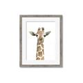 Picture of Giraffe Peekaboo _GroupedProduct_Rectangle_Portrait_Mini_ _GroupedProduct_Rectangle_Portrait_Framed_Matted_