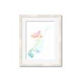 Picture of Mermaid Ali  _GroupedProduct_Rectangle_Portrait_Mini_ _GroupedProduct_Rectangle_Portrait_Framed_Matted_
