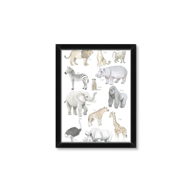 Picture of Zoo  Life _GroupedProduct_Rectangle_Portrait_Framed_Matted_