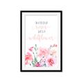 Picture of Be a Wild Flower _GroupedProduct_Rectangle_Portrait_Mini_ _GroupedProduct_Rectangle_Portrait_Framed_Matted_