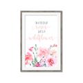 Picture of Be a Wild Flower _GroupedProduct_Rectangle_Portrait_Mini_ _GroupedProduct_Rectangle_Portrait_Framed_Matted_