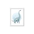 Picture of Brontosaurus _GroupedProduct_Rectangle_Portrait_Mini_ _GroupedProduct_Rectangle_Portrait_Framed_Matted_