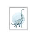Picture of Brontosaurus _GroupedProduct_Rectangle_Portrait_Mini_ _GroupedProduct_Rectangle_Portrait_Framed_Matted_