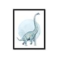 Picture of Brontosaurus _GroupedProduct_Rectangle_Portrait_Mini_ _GroupedProduct_Rectangle_Portrait_Framed_Matted_