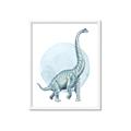 Picture of Brontosaurus _GroupedProduct_Rectangle_Portrait_Mini_ _GroupedProduct_Rectangle_Portrait_Framed_Matted_