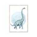 Picture of Brontosaurus _GroupedProduct_Rectangle_Portrait_Mini_ _GroupedProduct_Rectangle_Portrait_Framed_Matted_