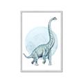 Picture of Brontosaurus _GroupedProduct_Rectangle_Portrait_Mini_ _GroupedProduct_Rectangle_Portrait_Framed_Matted_