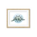 Picture of Stegosaurus _GroupedProduct_Rectangle_Landscape_Mini_ _GroupedProduct_Rectangle_Landscape_Framed_Matted_